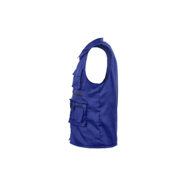 Chaleco Oversize Tipo Periodista En Drill Multicierre 805-3-11 - Imagen 2