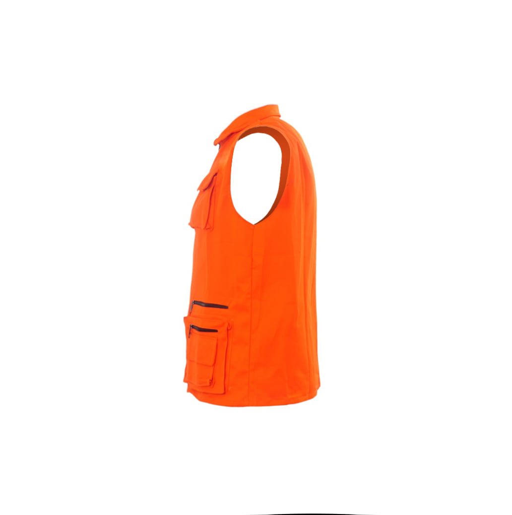 Chaleco Oversize Tipo Periodista En Drill Multicierre 805-3-68 - Imagen 2