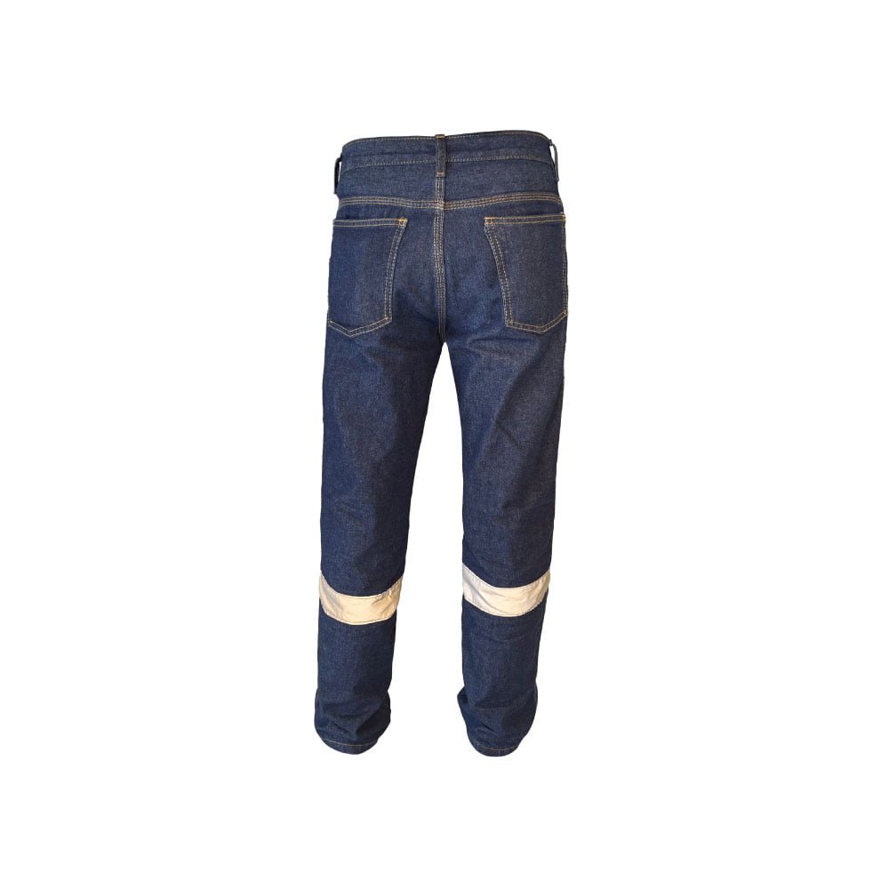 Jean Oversize 14 Onzas Tres Costuras Con Reflectivo 801-3-11 - Imagen 2