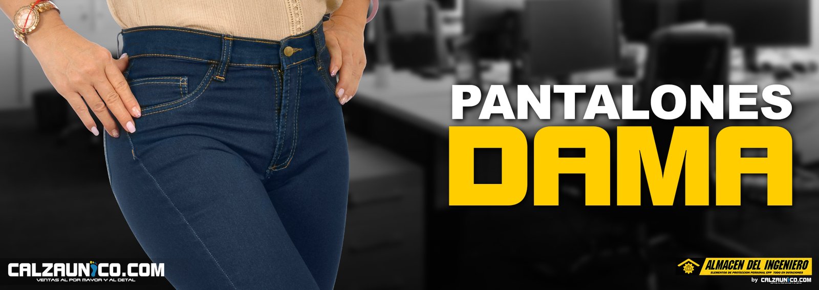jeans de dotacion de dama de la mejor calidad marca oversize, descuentos al por mayor