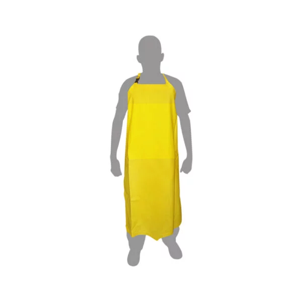 REF 606 Delantal Oversize Intermedio con Refuerzo Frontal Calibre 25 Medida Amarillo 705-25-1